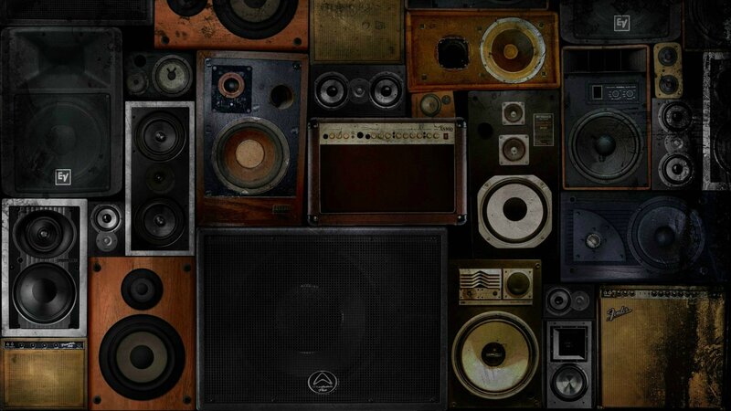 Collection of Vintage Speakers — Black