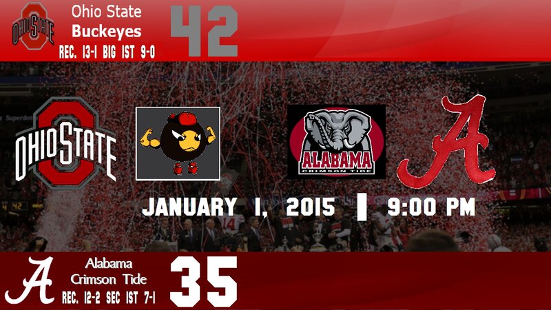 College Football Game — Red, Celebratory