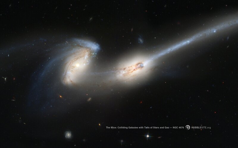 Colliding galaxies The Mice