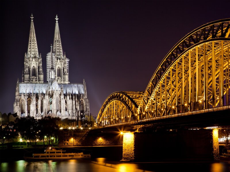 Cologne Cathedral and Hohenzollern Bridge