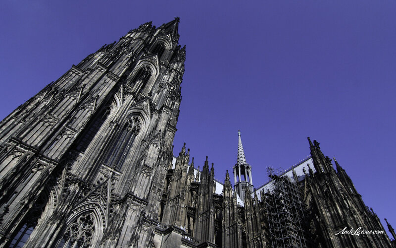 Cologne Cathedral at dusk