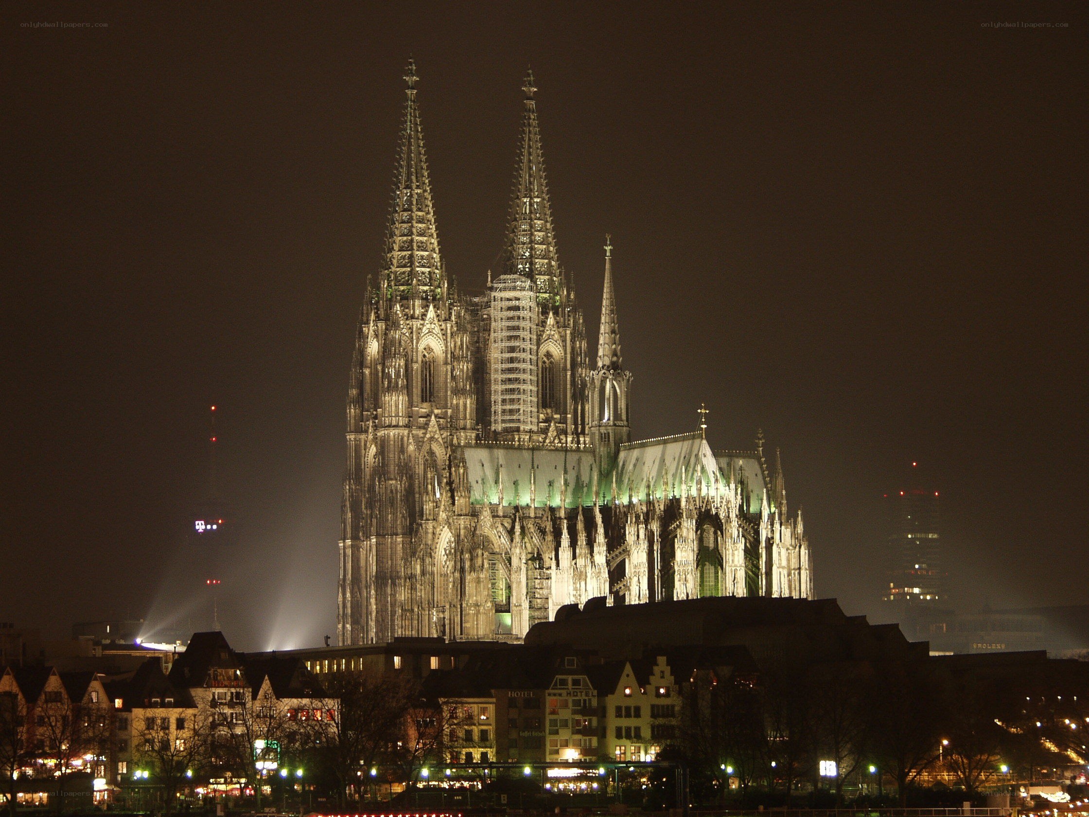 Cologne Cathedral at night