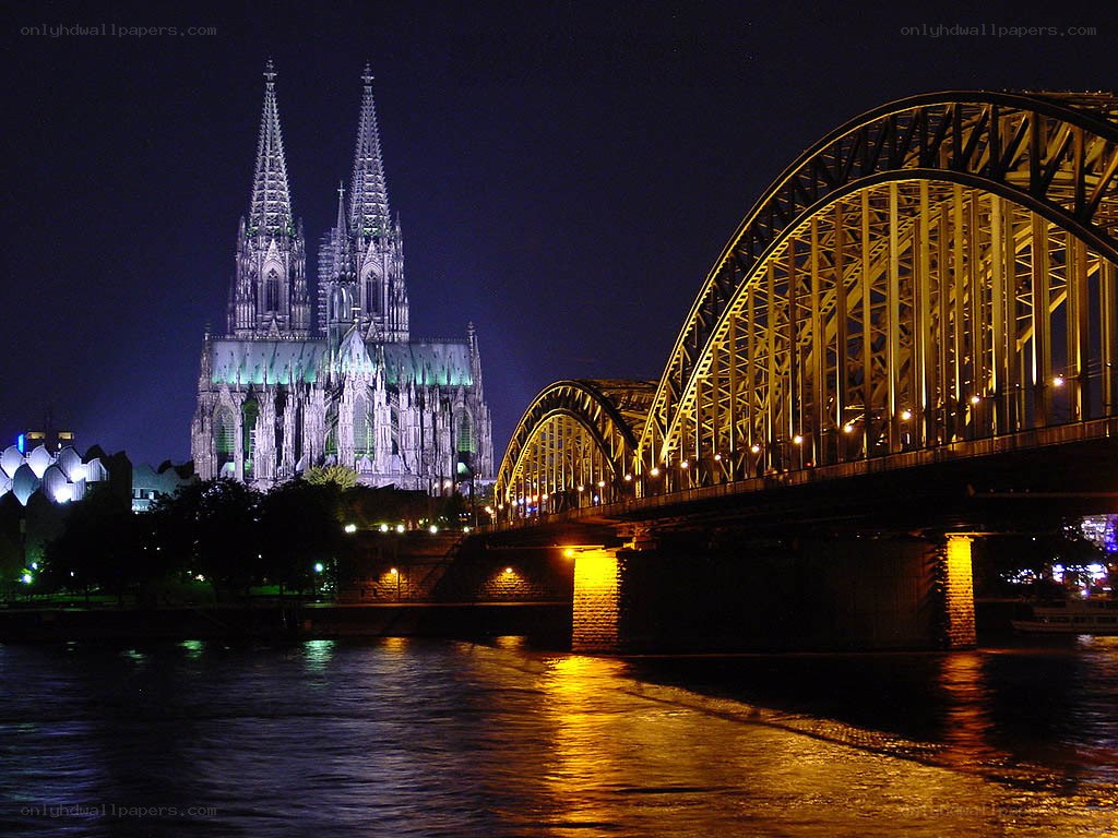 Cologne Cathedral at night