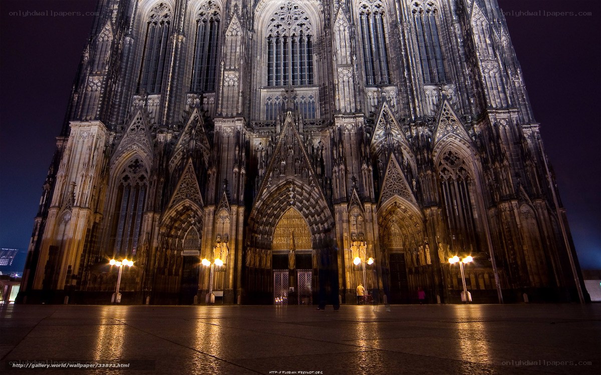 Cologne Cathedral at night