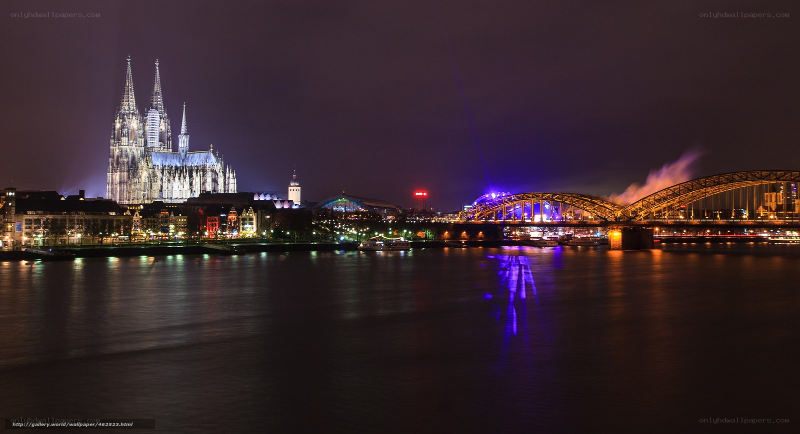 Cologne Cathedral at night