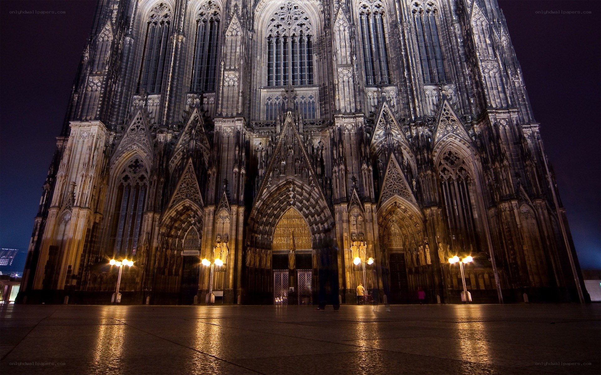 Cologne Cathedral at night