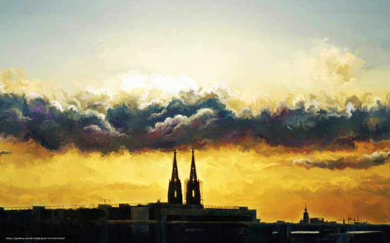 Cologne Cathedral at Sunset