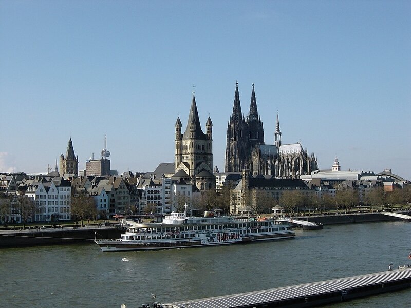 Cologne Cathedral — Blue, Serene