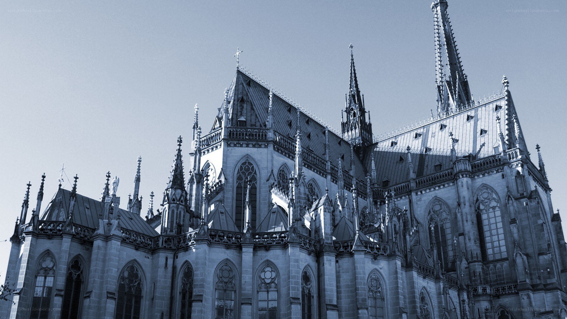 Cologne Cathedral in monochrome