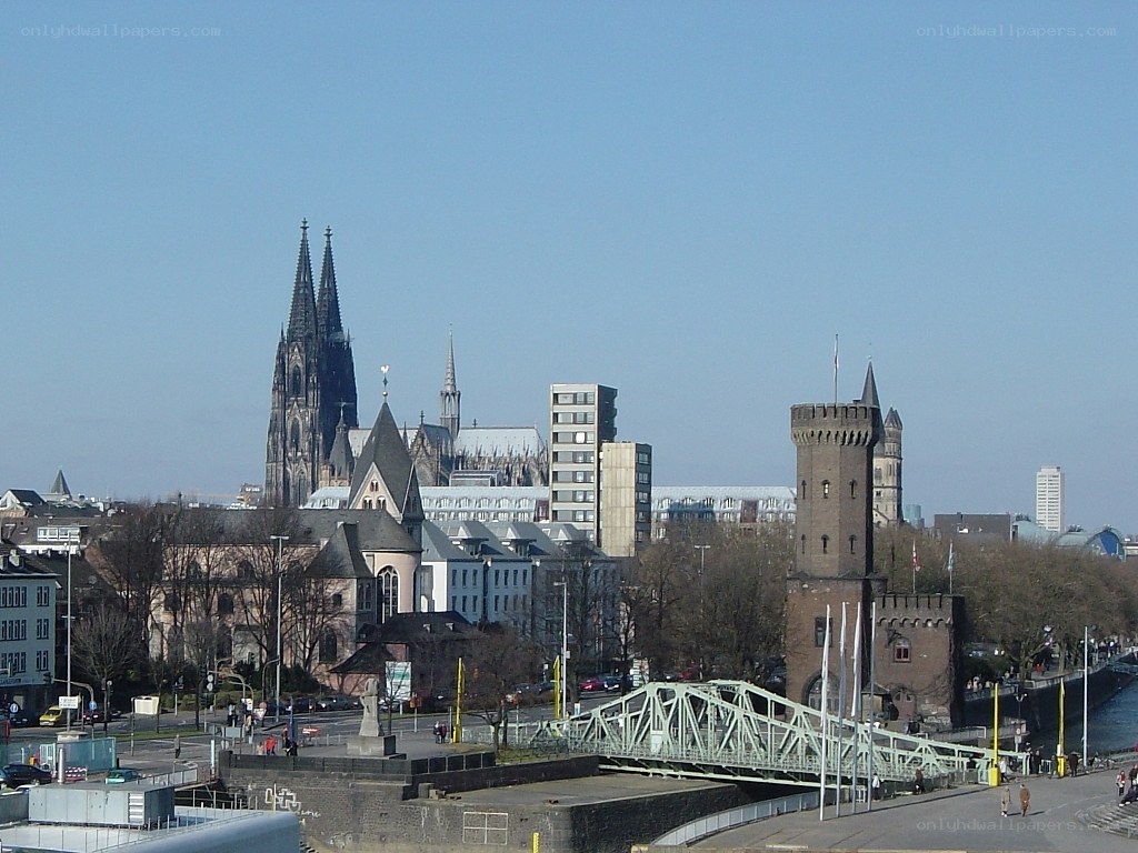 Cologne skyline with cathedral