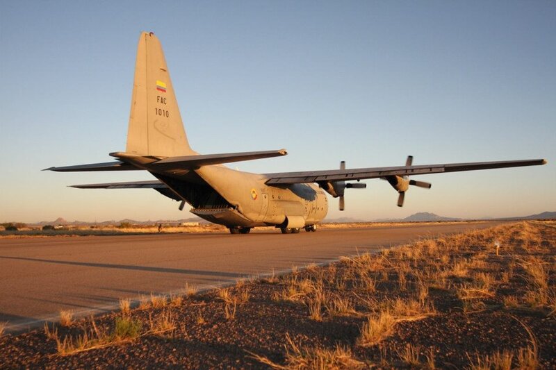 Colombian military transport aircraft