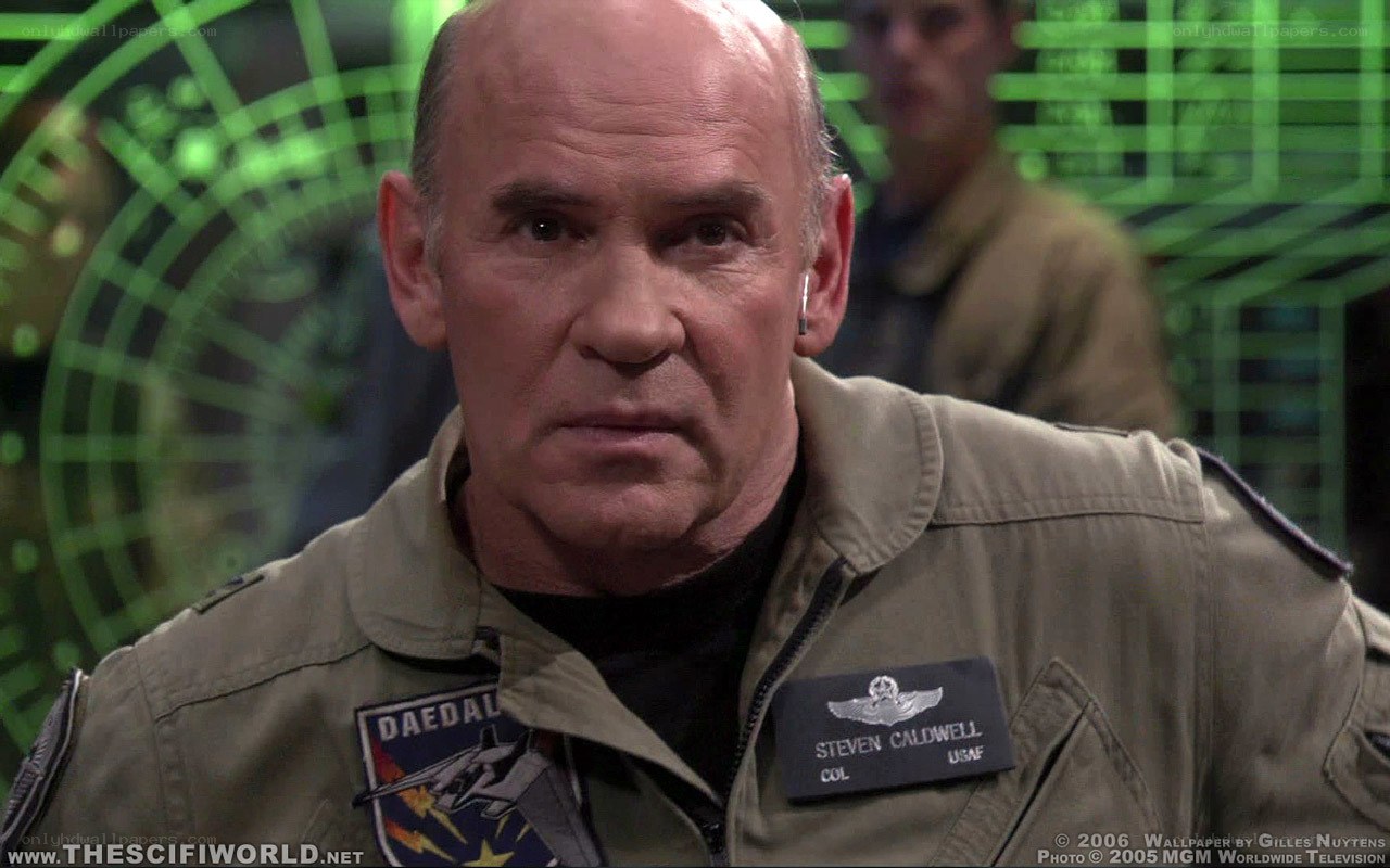 Colonel Caldwell in command center