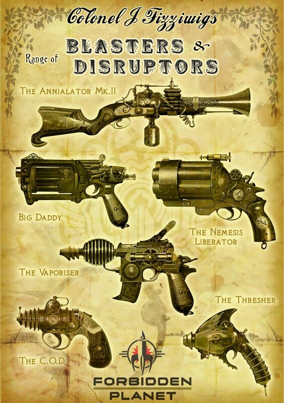 Colonel Fizziwigs Blasters and Disruptors
