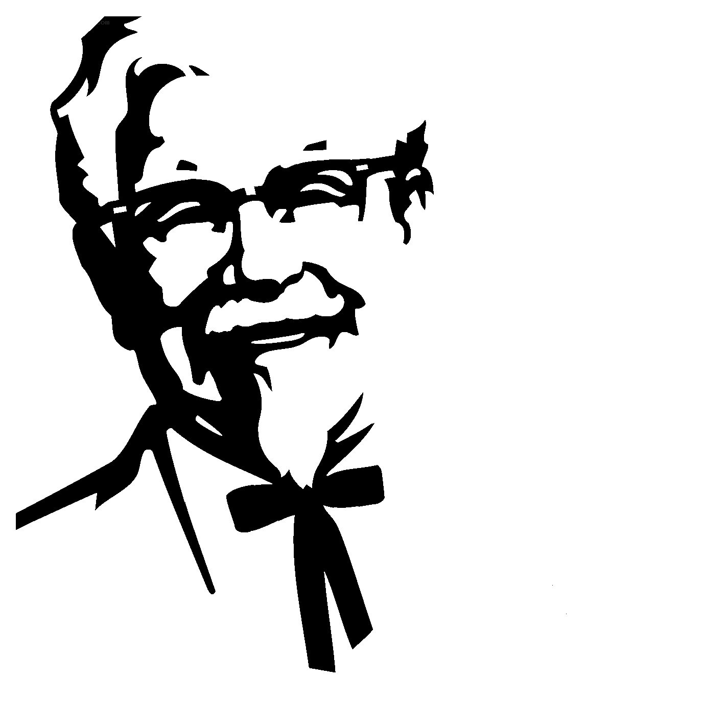 Colonel Sanders silhouette
