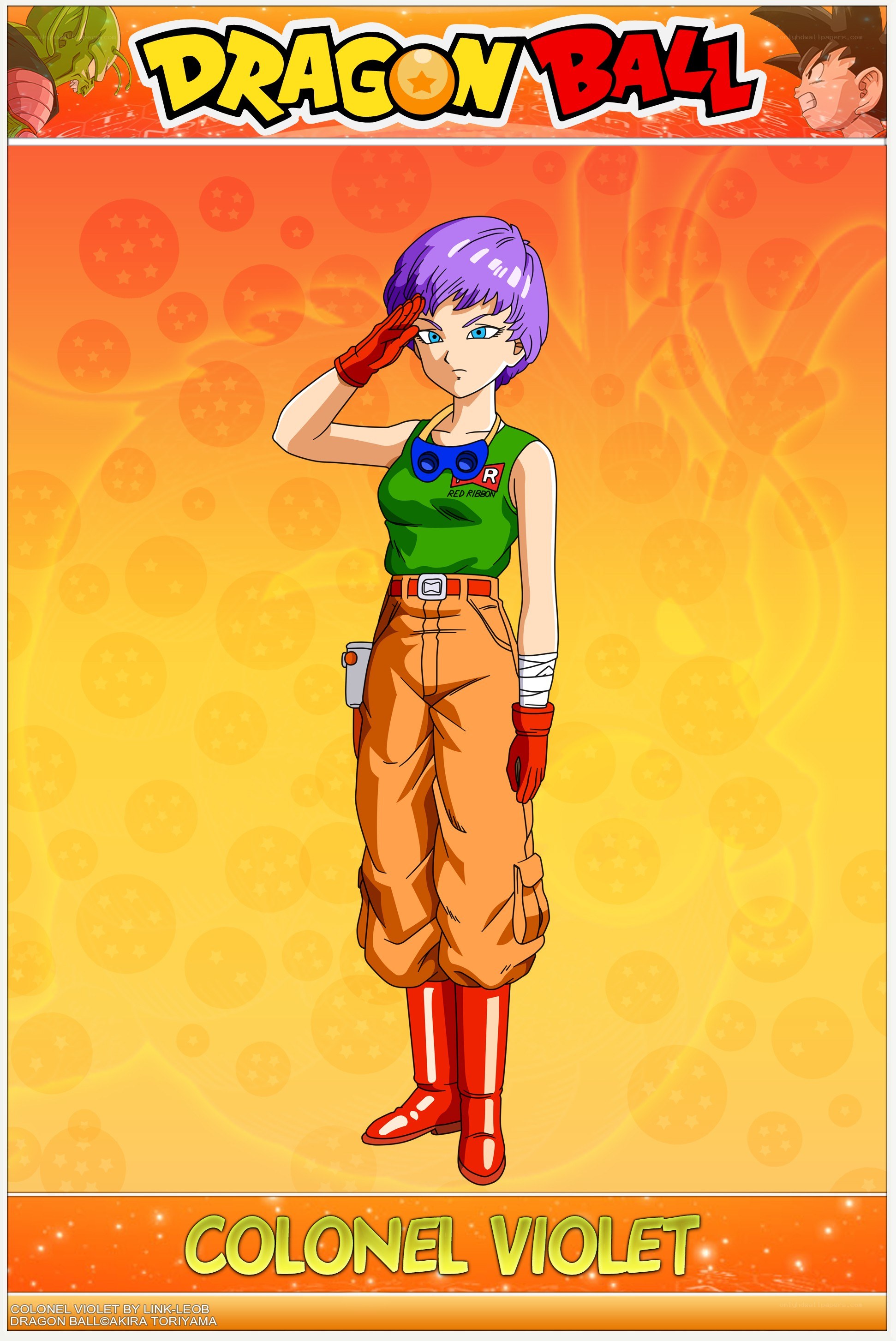 Colonel Violet from Dragon Ball