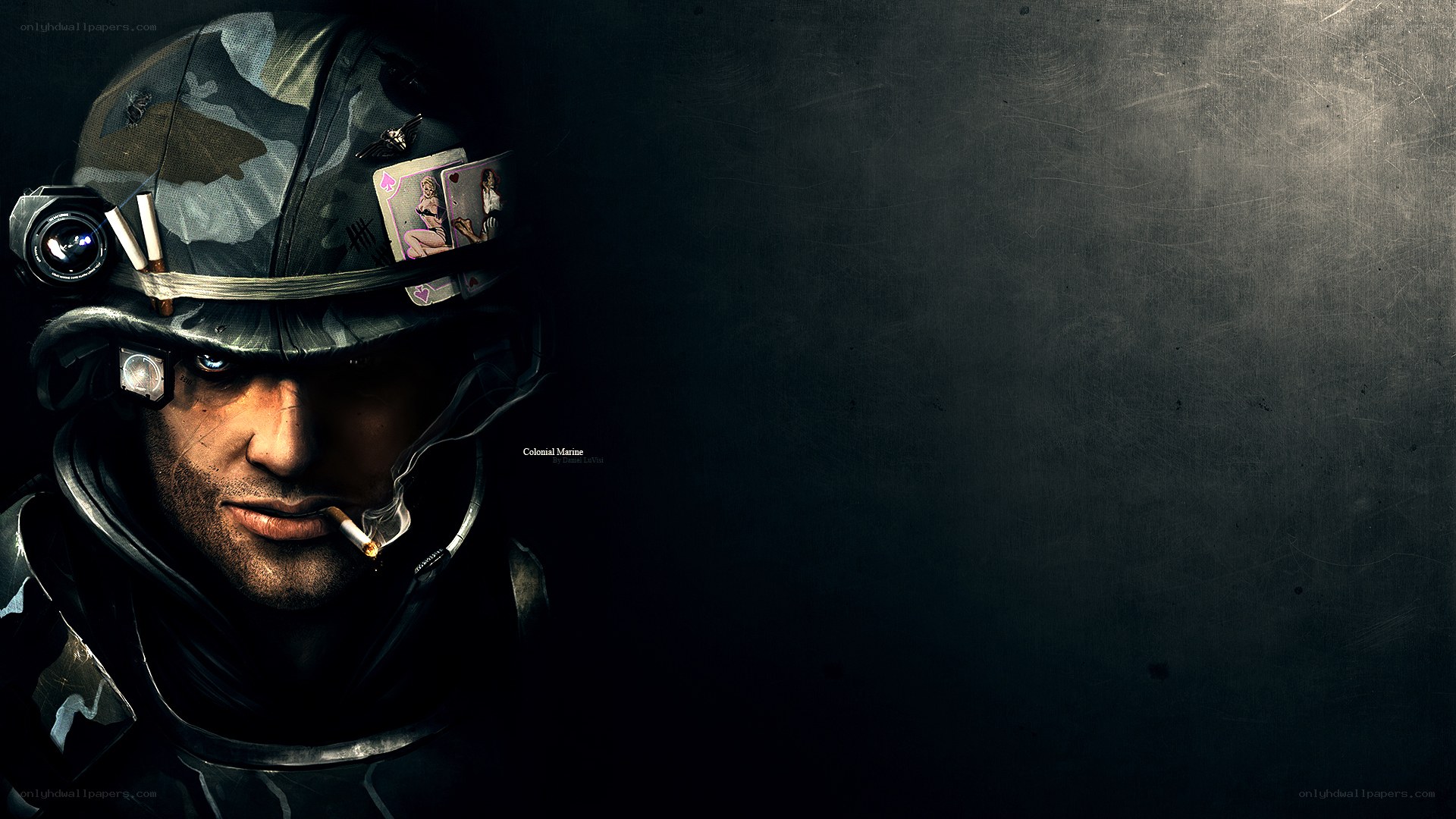 Colonial Marine soldier portrait