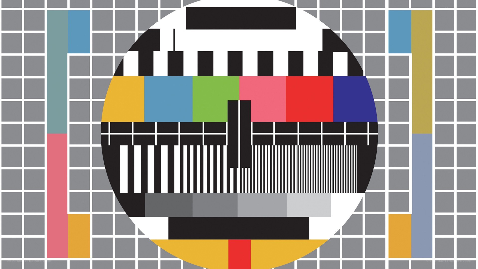 color bar test pattern