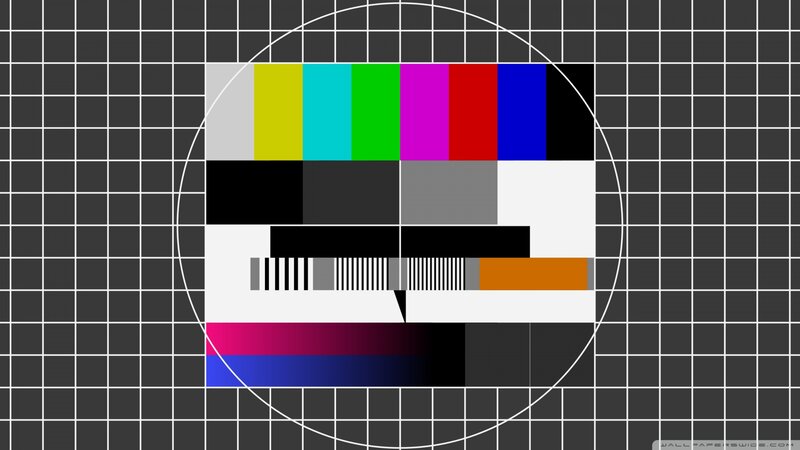 Color Bar Test Pattern — Gray