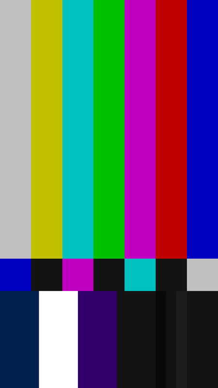 Color Bars Test Pattern — Gray, Neutral, Abstract