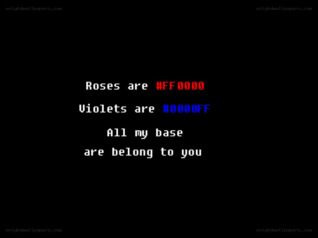 color code poem