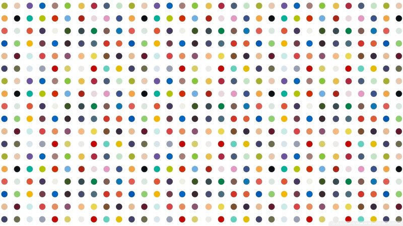 color dot grid pattern