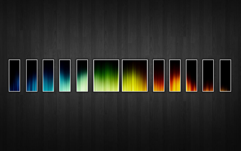 color gradient bars