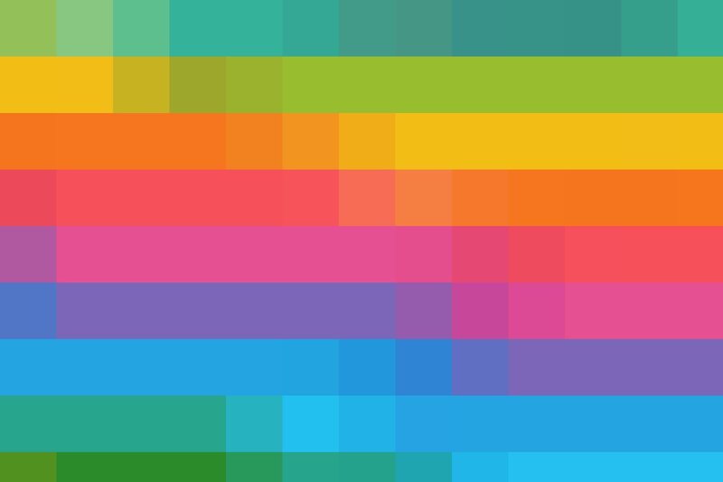 Color Gradient Bars — Green