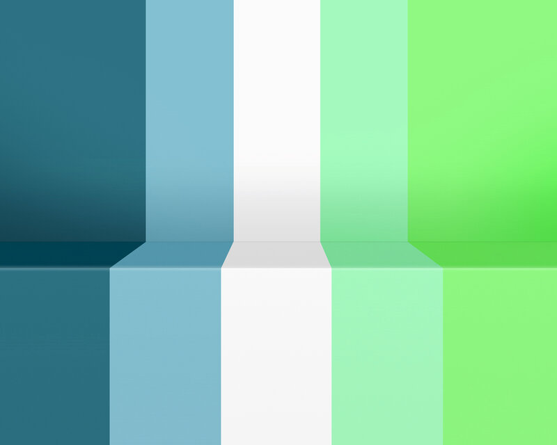 color gradient blocks