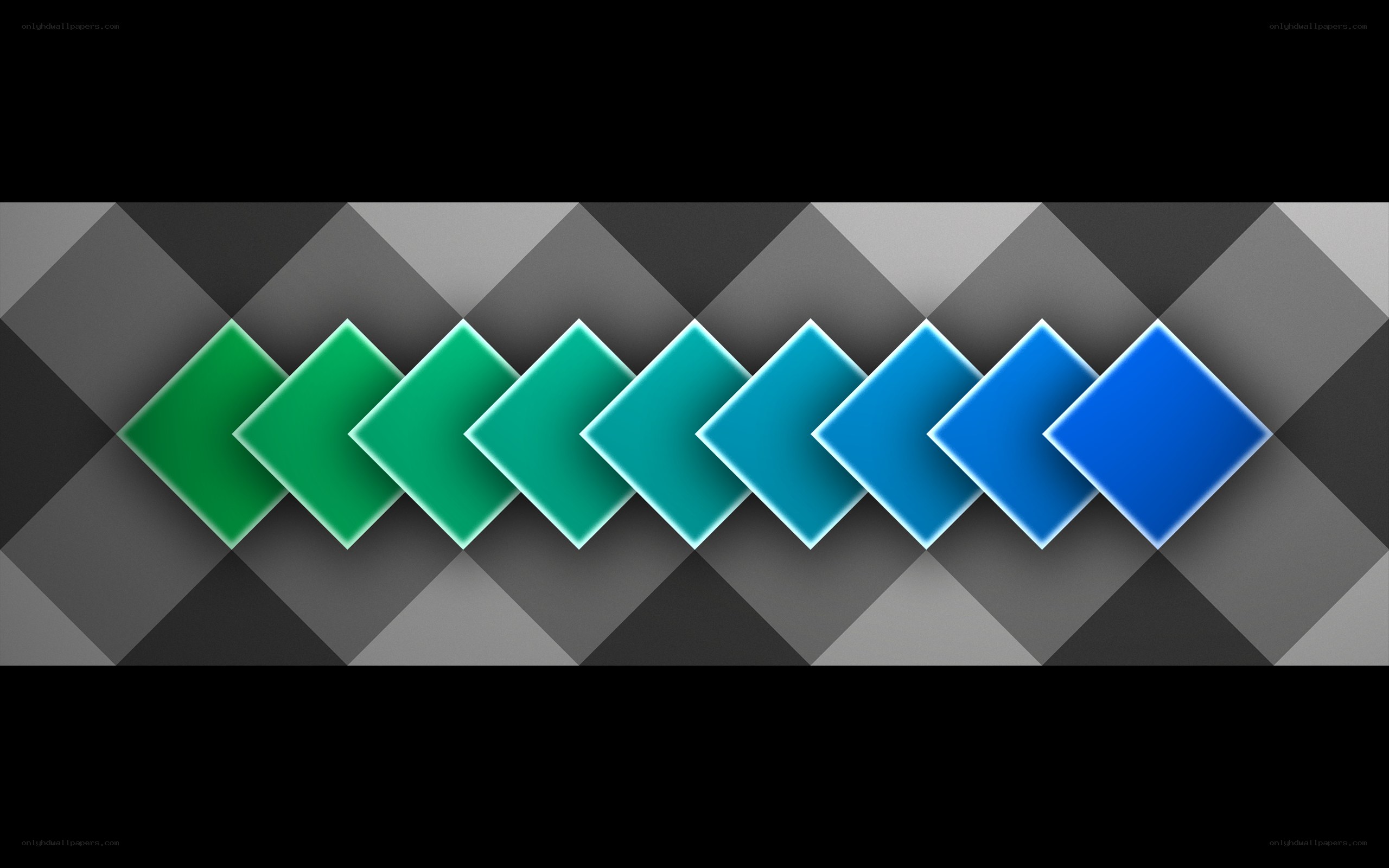 color gradient diamond pattern