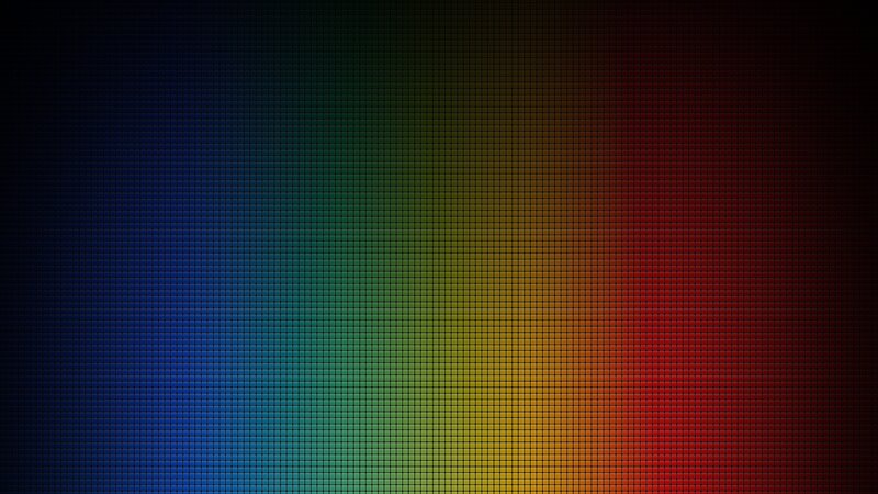 Color Gradient Grid — Blue