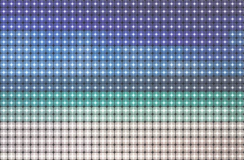 color gradient light grid