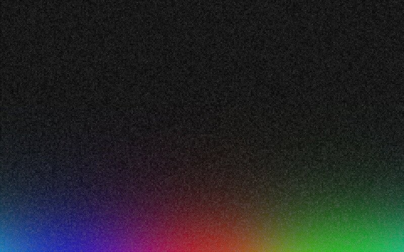 color gradient on black background
