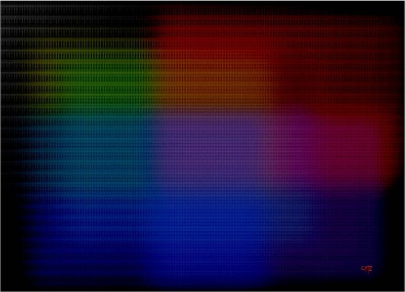 Color Gradient Pattern — Blue