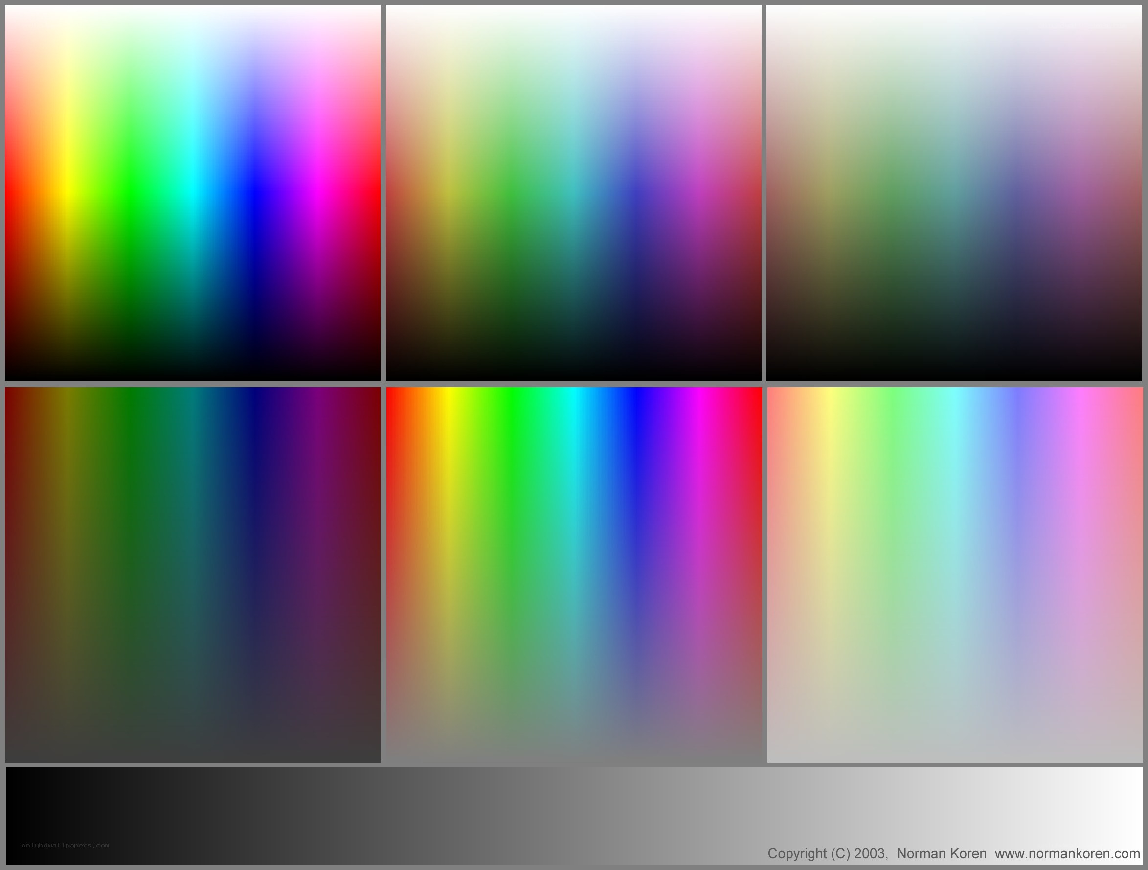 color gradient samples