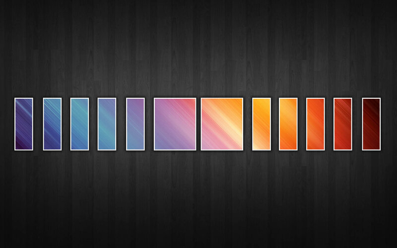 color gradient squares