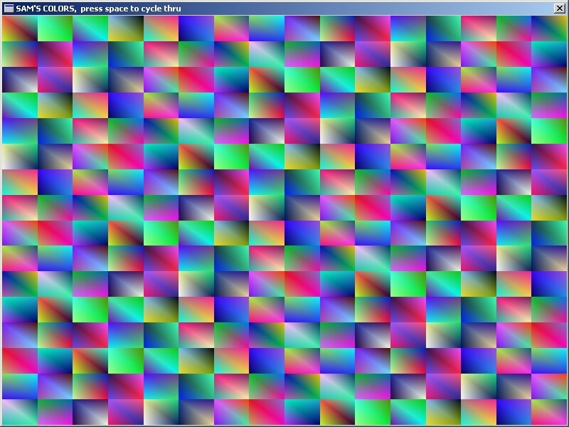 color grid pattern