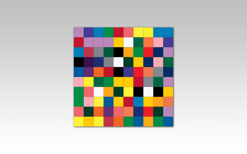 Color Grid Pattern — Yellow