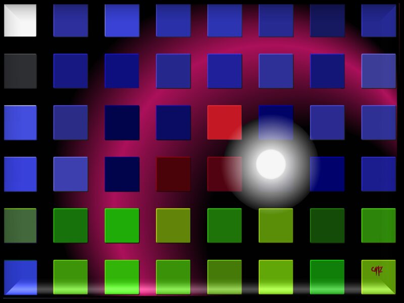 Color Grid with Light Effect
