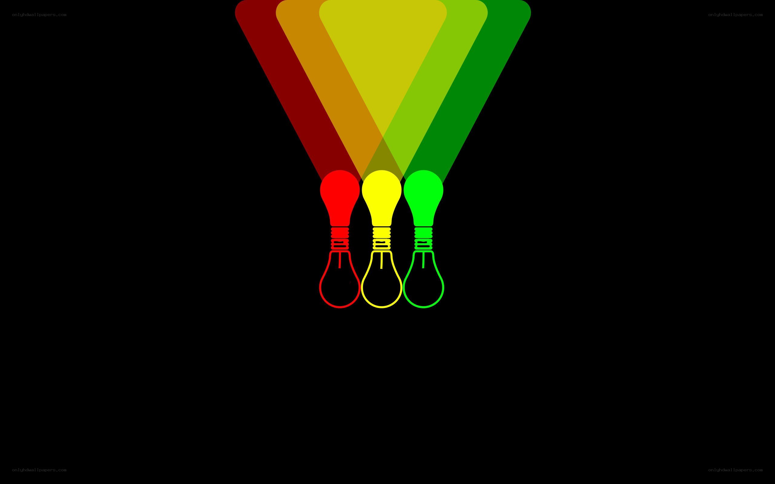 color light bulbs diagram
