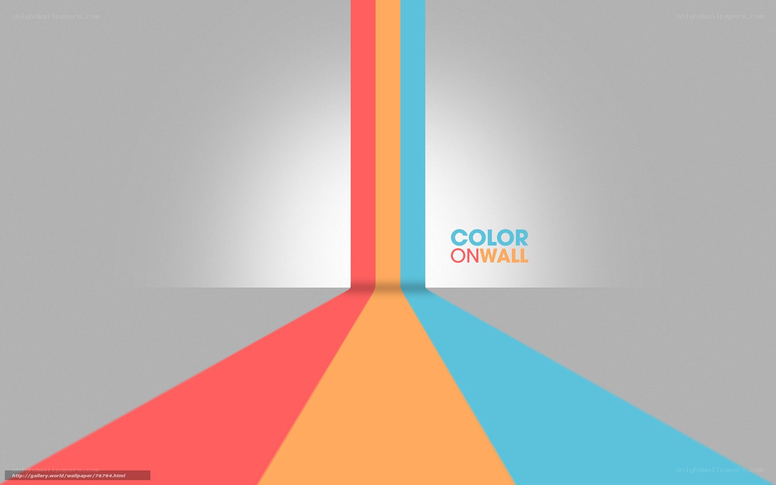 color on wall abstract design