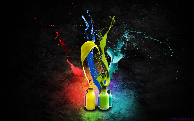 Color Paint Splashes