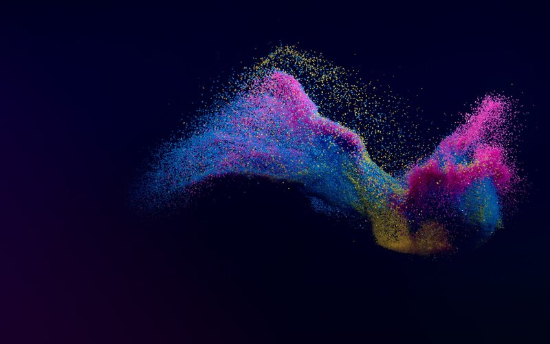Color Particles Explosion
