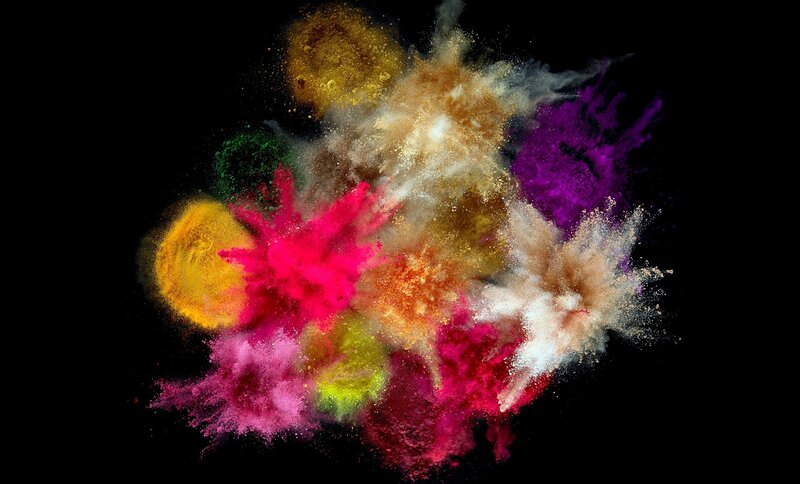 Color Powder Explosion — Pink