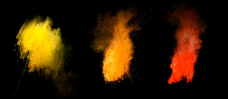 Color Powder Explosions