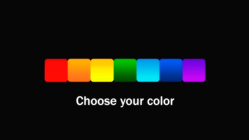 color selection interface