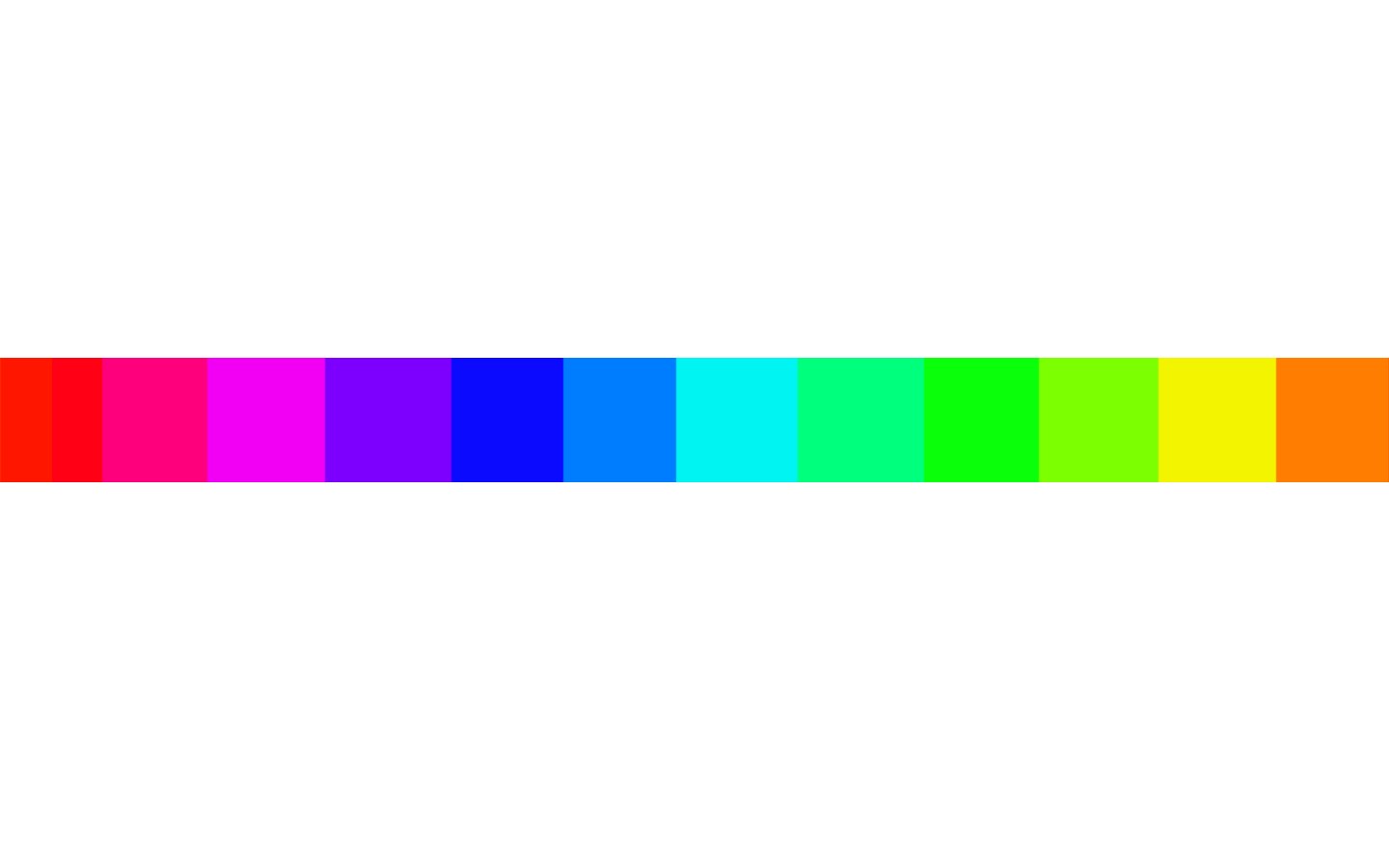 color spectrum bar