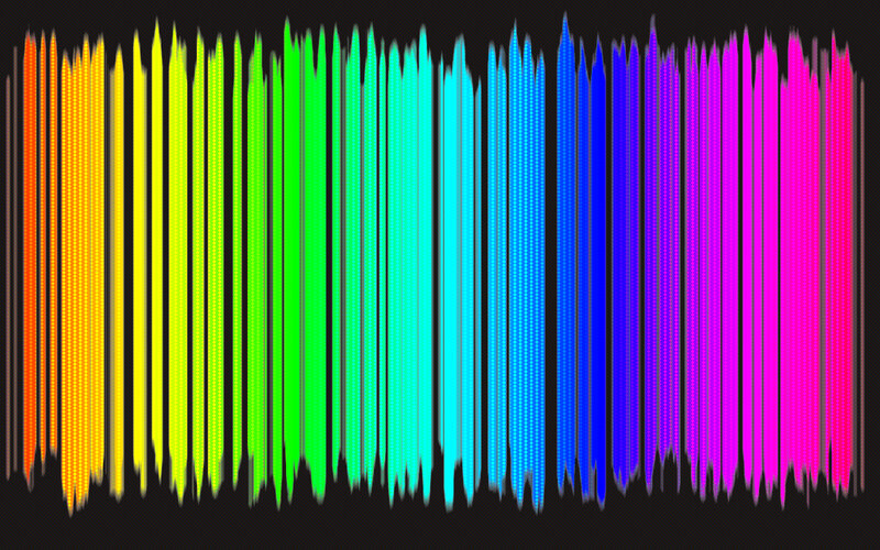 color spectrum bars