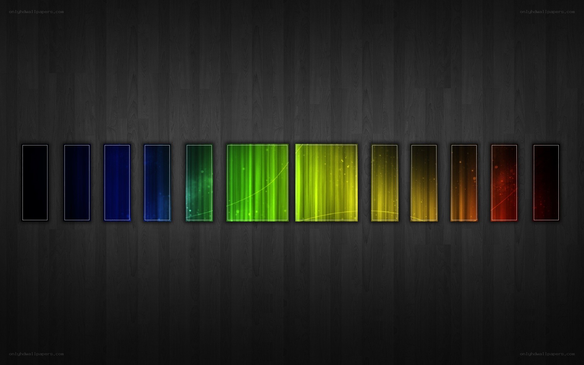 Color spectrum bars