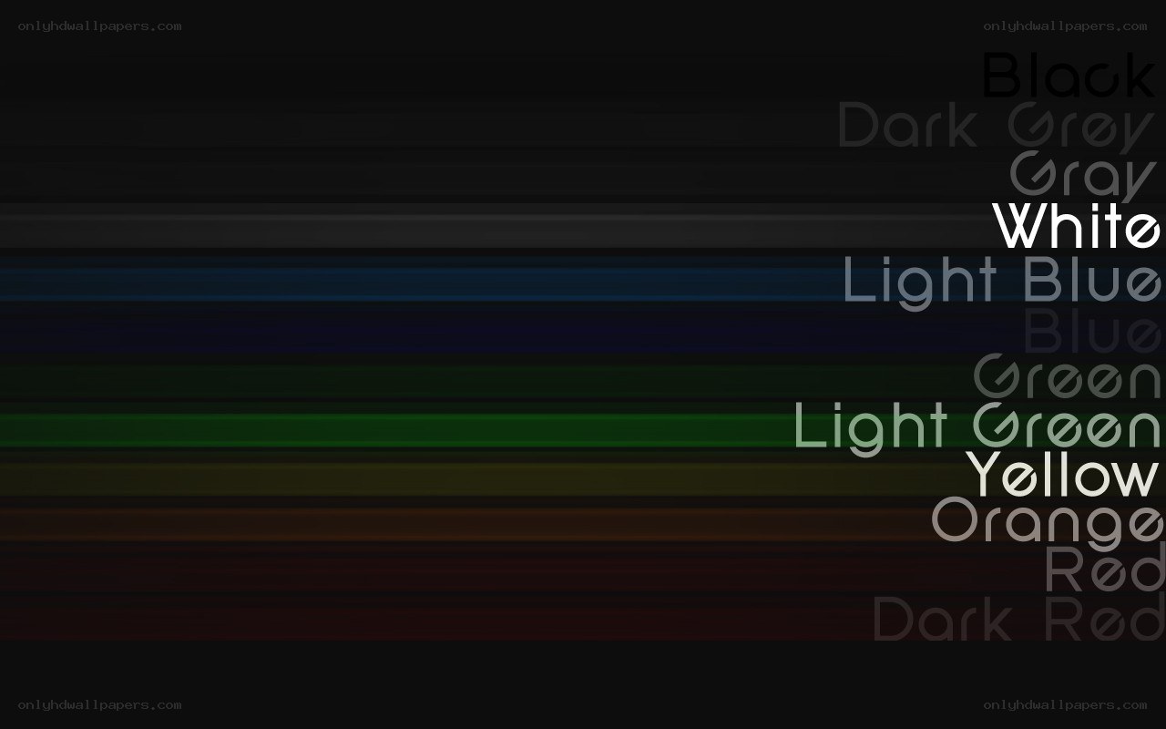 color spectrum chart