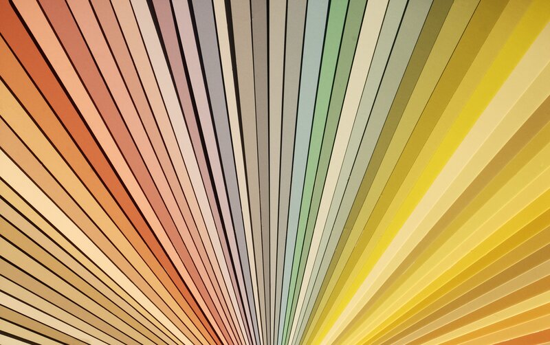 color spectrum fan